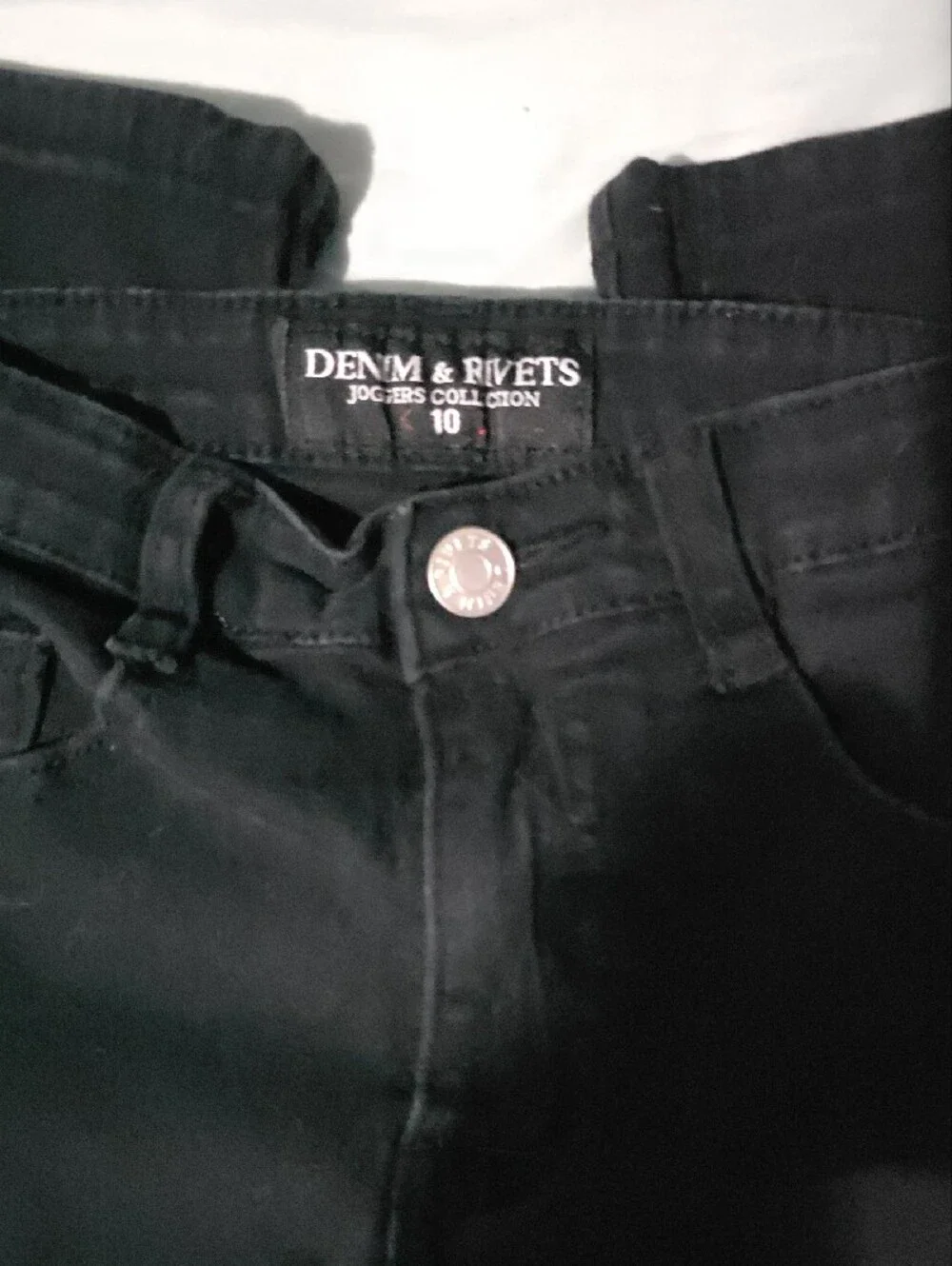 5 Pack Mixed Kids Jeans Pack - Blue/Black  Khaki Denim 10slim